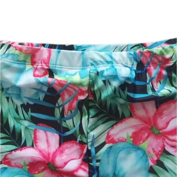 NEW - Men’s Quickdry Drawstring Lightweight Swim Board-shorts (Multicolor Large) - Picture 7 of 8